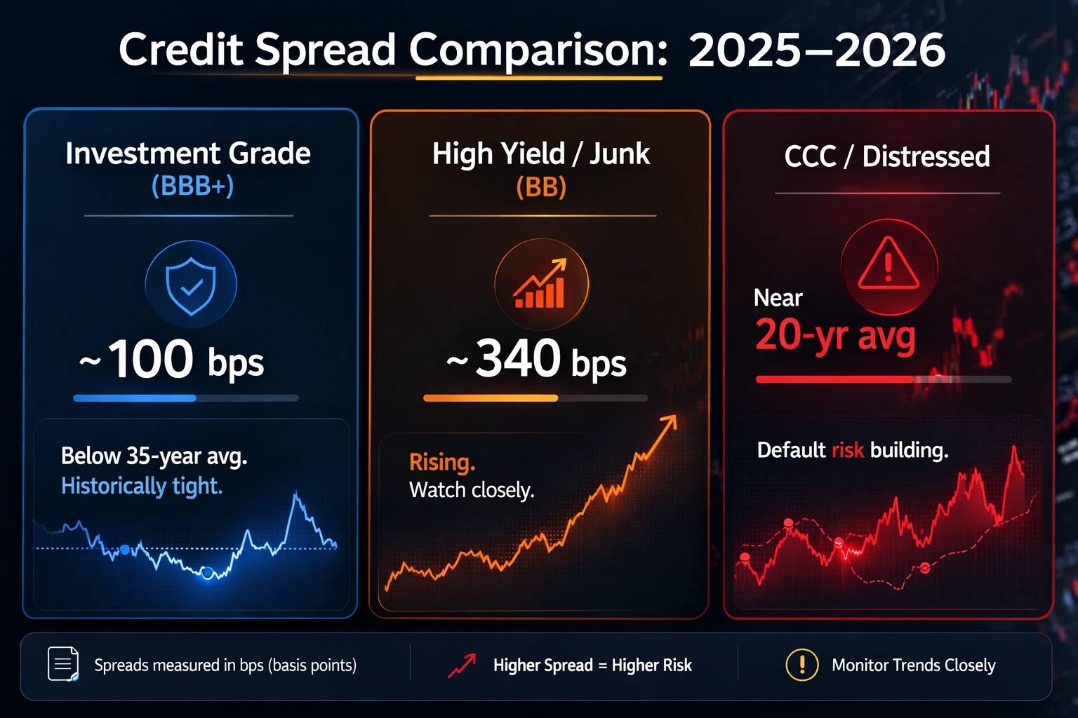 IG vs HY vs CCC Comparison